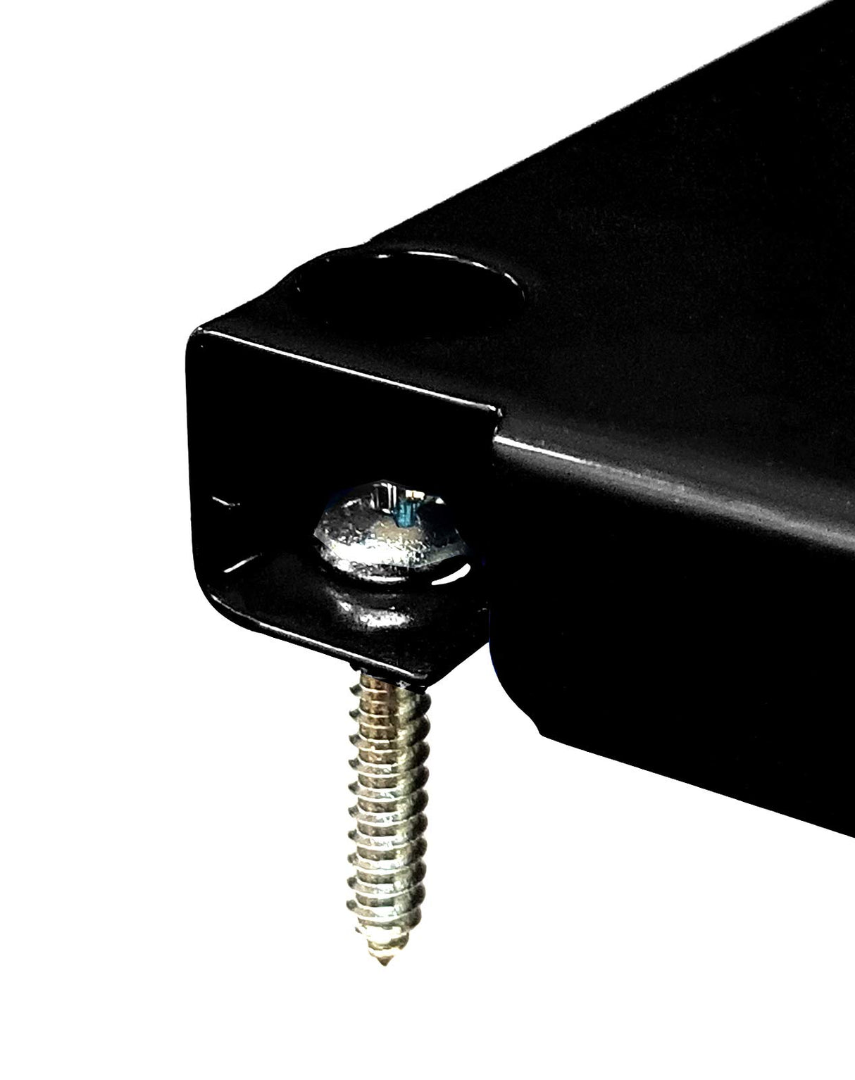 Wall Control Pegboard Rack Horizontal Metal Pegboard Garage Tool Storage Pack - Two 32-Inch Wide x 16-Inch Tall Easy To Install Peg Boards (Black) Wall Control