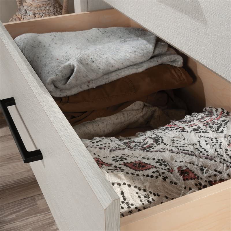 Sauder Summit Station 4-Drawer Chest, L: 33.66" x W: 18.74" x H: 42.09", Glacier Oak Sauder