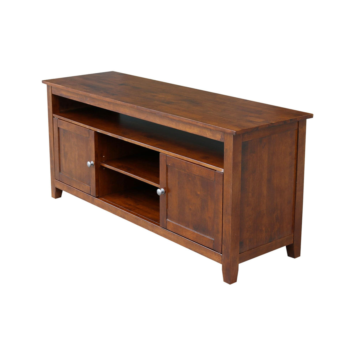 International Concepts TV Stand with 2 Doors, 1 Shelf and 2 Cabinets IC International Concepts