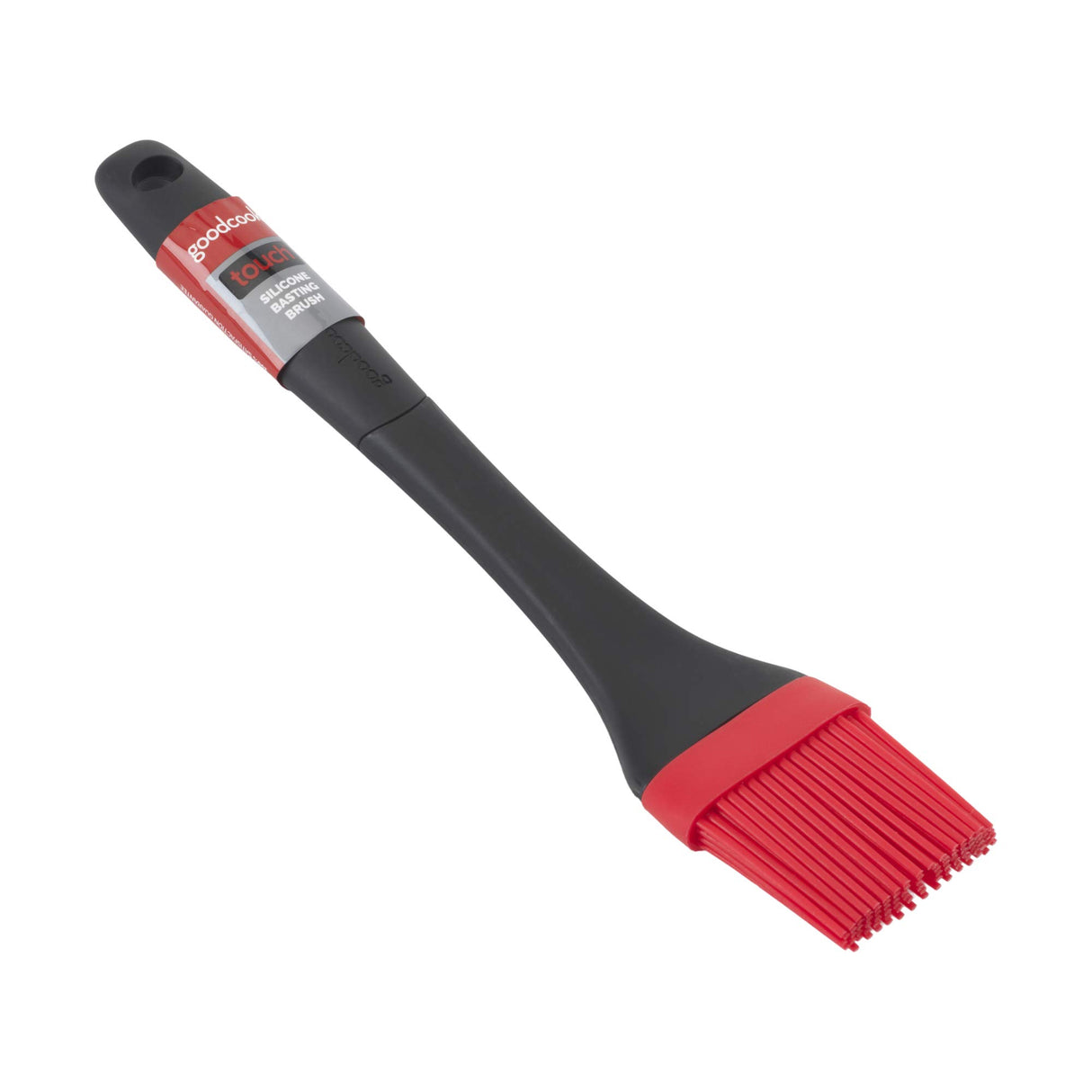 GoodCook BPA-Free Silicone Basting Brush with Non-Slip Handle, Red/Black GoodCook