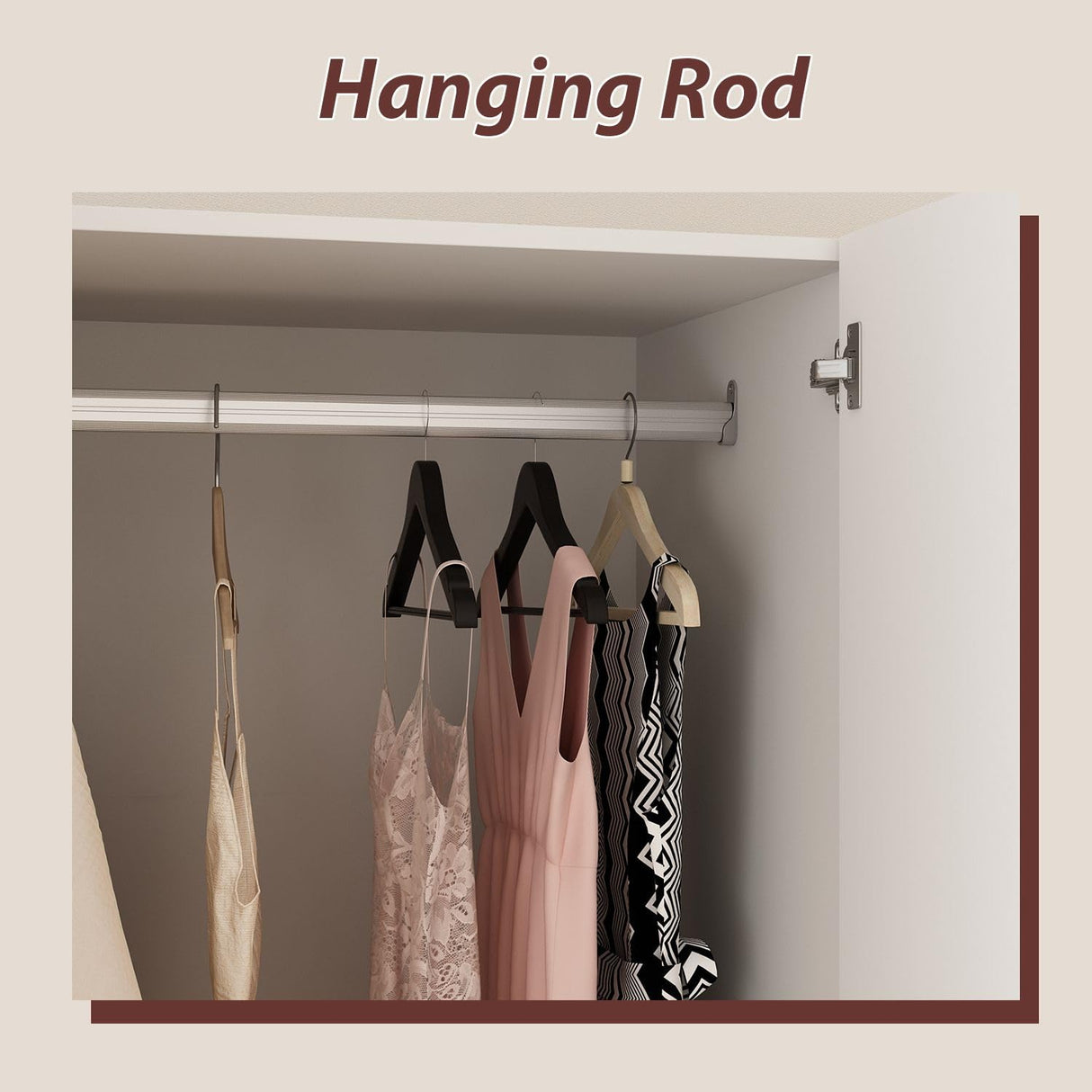 MOUMON 4 Door Wardrobe Armoire Closet with Mirror Door & Shelves, Armoire Wardrobe Closet with 2 Hanging Rods, Armoires and Wardrobes with 2 Drawers, White (63”W x 19.7”D x 70.9”H) MOUMON