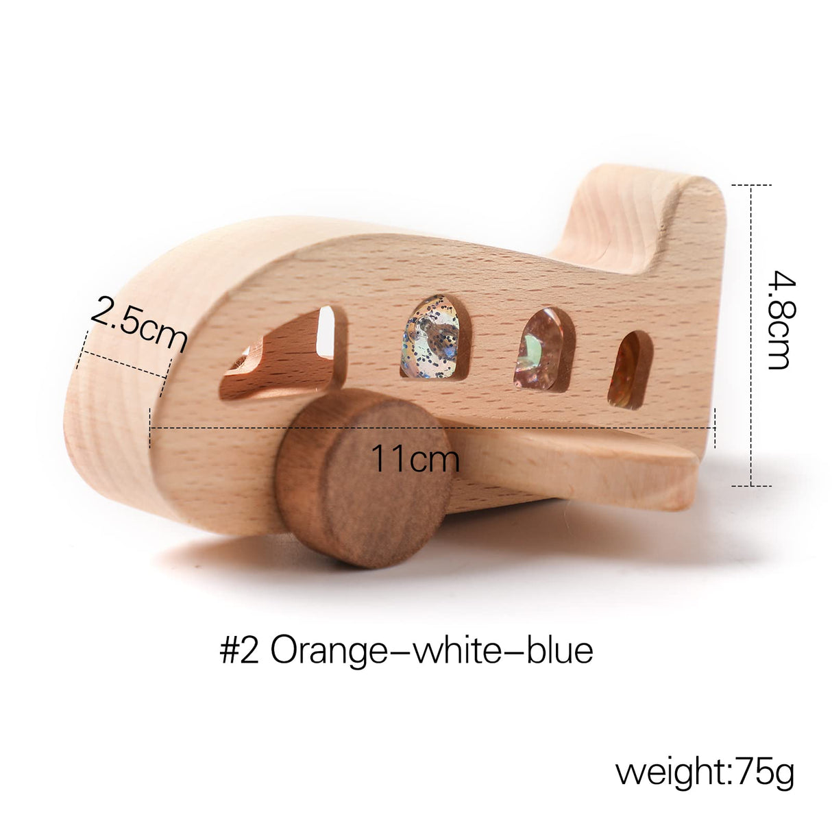 ibwaae Wooden Airplane Toys, Air Transport Vehicles Play Set, Wooden Pull Games, STEM Learning Gift Montessori Toy for Baby Toddler Boys Girls ibwaae