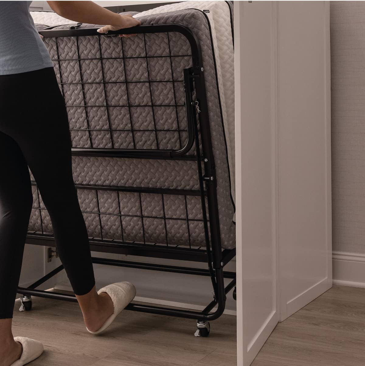 Milliard Diplomat Folding Bed Storage Closet Murphy Cabinet, 49x42.5 in. (Bed Not Included) Milliard