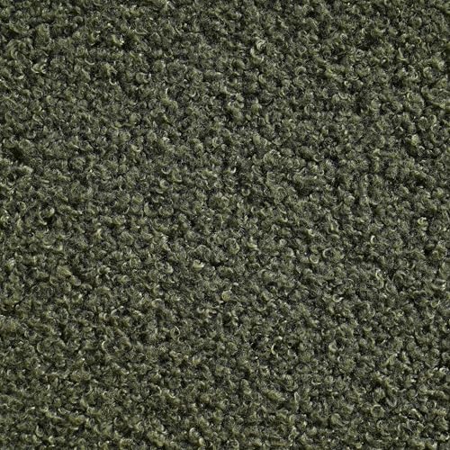 Christopher Knight Home Yadil Teddy Fleece Upholstered 3 Seater Sofa Couch, Wooden Home Sofa Living Room, Comfy Cloud Couch for Bedroom, Home Office, Olive Green Christopher Knight Home