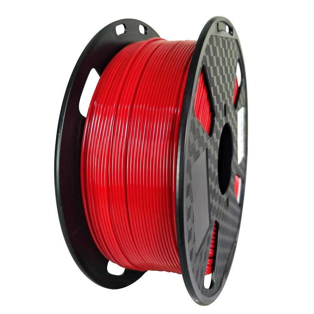 CC3D PETG Pro Filament Red 1.75 mm 1KG 3D Printer Filament 2.2lbs 3D Printing Material Easy to Print PETG Red Filament CC3D