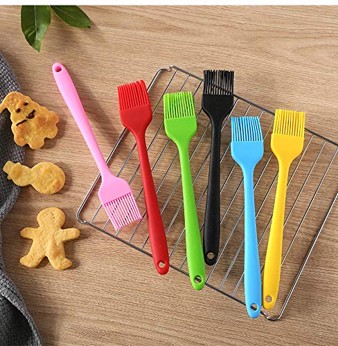 8.4 Inches Basting Brushes Heat Resistant Pastry Brushes for Grill Barbeque & Kitchen Baking Set Oil Brushes Soft Bristles (3 Pcs) LIFULANDIAN