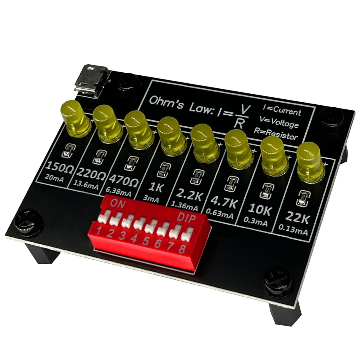 Soldering Practice Kit DIY Practical Electronic Circuit Project Resistor Learning Board tingbowie