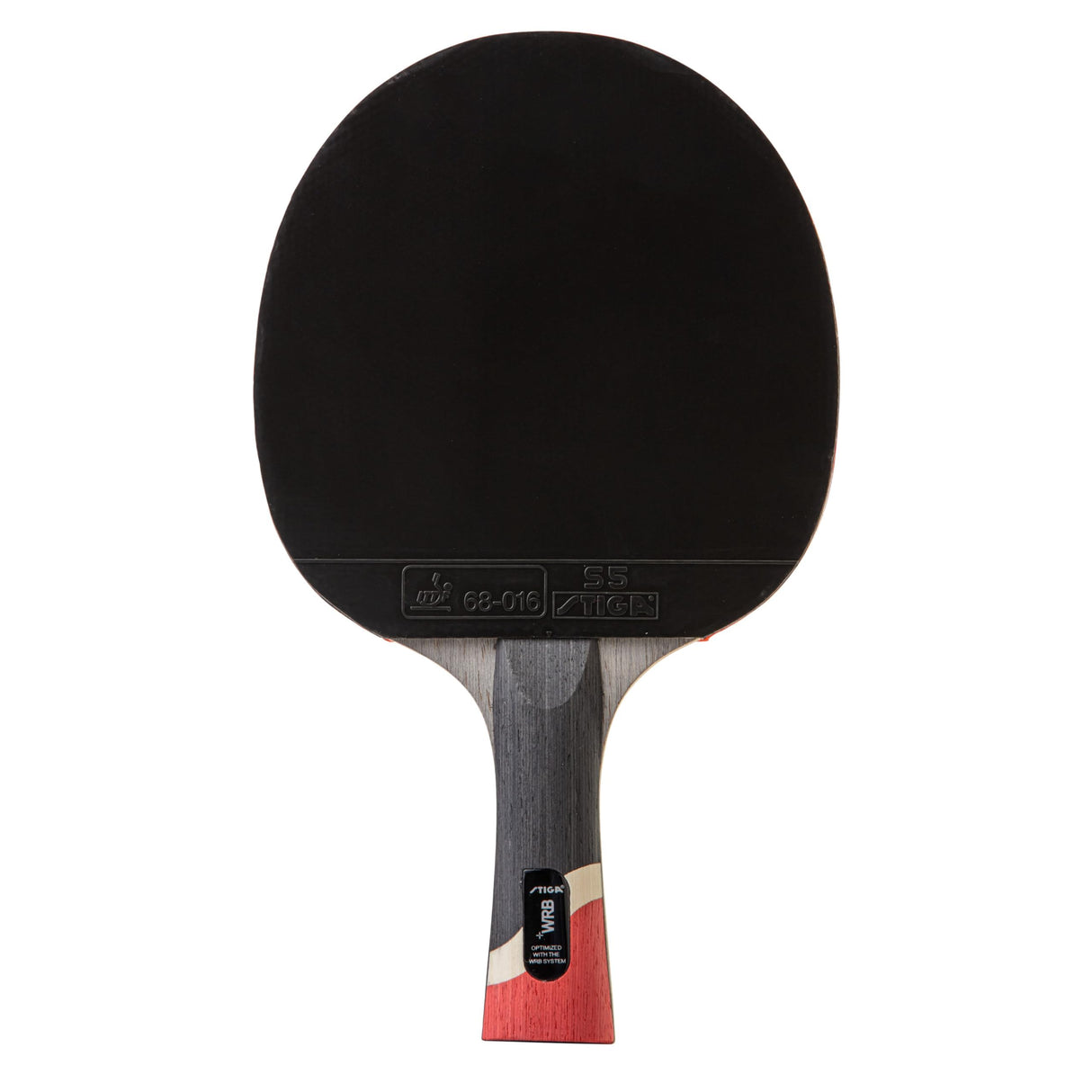 STIGA Pro Carbon Performance-Level Table Tennis Racket with Carbon Technology for Tournament Play - Red and Blue Colors Stiga