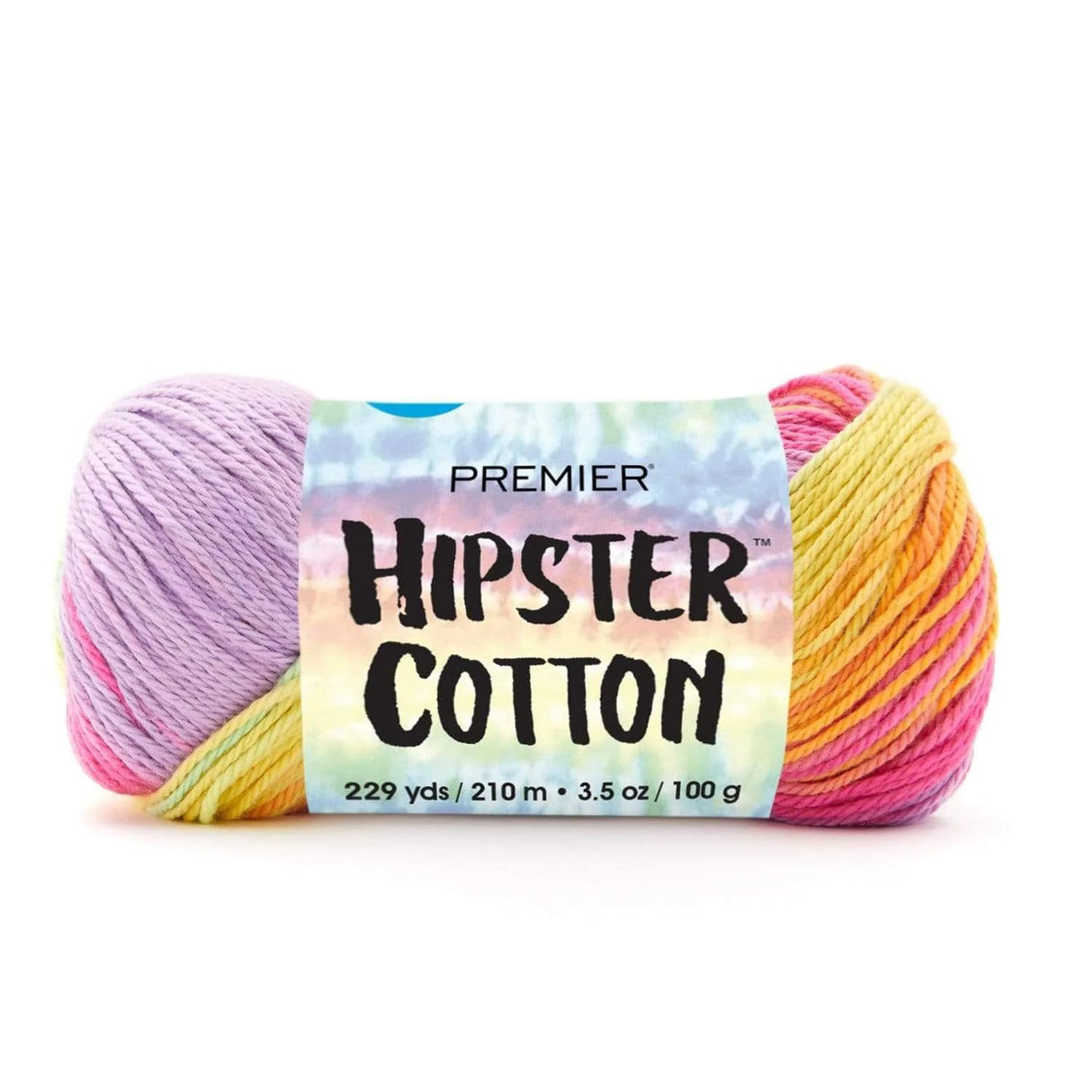 Premier Yarns Hipster Cotton Yarn, Ideal Yarn for Crocheting and Knitting, 100% Cotton and Lightweight Yarn, Machine Wash, Canyon Walls, 3.5 oz, 229 Yards Premier Yarns