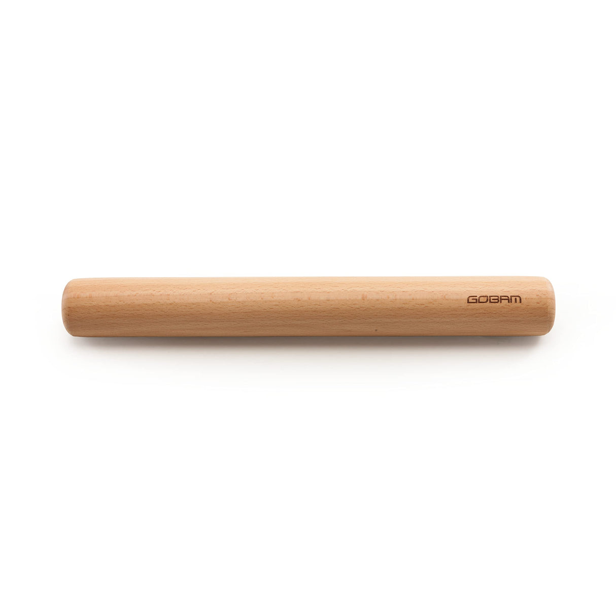 GOBAM Wood Rolling Pin, Small - Dough Roller for Pasta, Cookies, Pie, Pizza, Chapati, Fondant, Rolling Pins for Baking, Bread Making Tools and Supplies - 11 x 1.38 Inches GOBAM