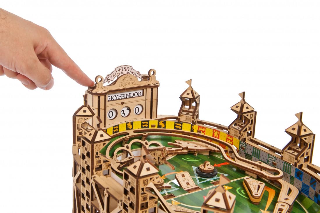 Mechanical UGEARS Wooden 3D Puzzle Model Quidditch Pinball Model kit Construction Set Generic