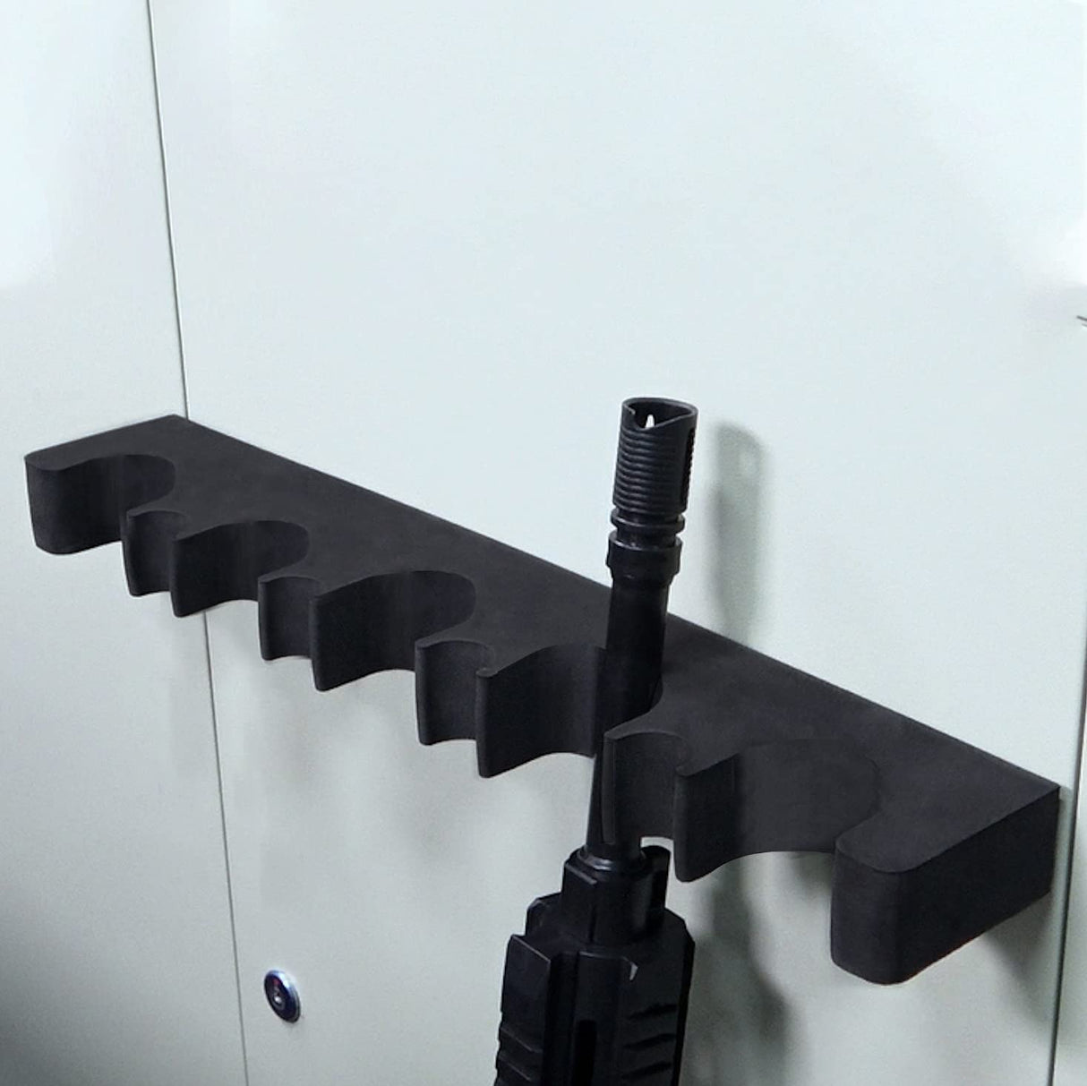 Adoreal 2 Pack Gun Rack for Gun Storage, Gun Safe Accessory for Rifles and Shotguns, Gun Holder in Gun Cabinet, Shotgun Rifle Rest, Foam Material with Magnetic Strip Adoreal