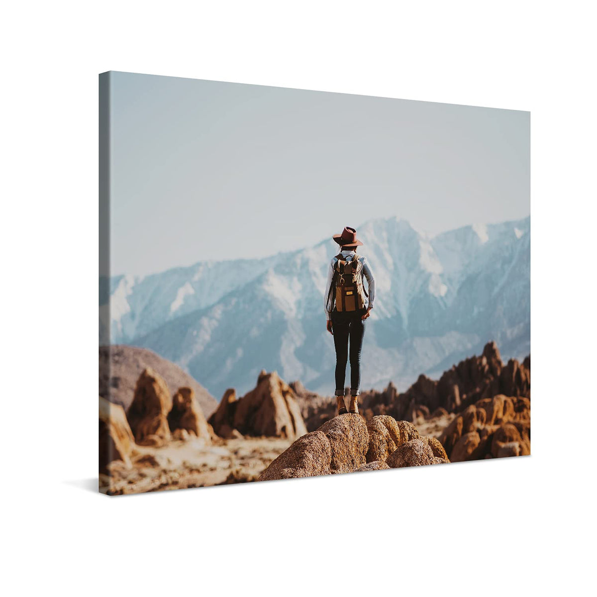 Photo.Gifts - Custom Canvas Prints with Your Photos 14"x10" - Customize with Your Picture & Text - Personalized Photo Canvas Prints Wall Art - Canvas Photo Stretched on Wooden Frame Photo.Gifts