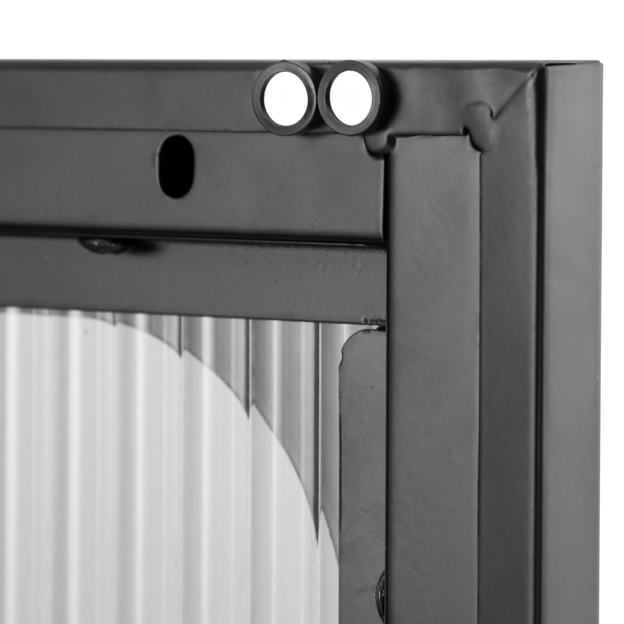 SISESOL Metal Storage Cabinet with Glass Doors and 4 Shelves,Black Glass Dispaly Cabinet,Metal Pantry Cabinets,Tall Large Cupboard for Home,Kitchen,Dining/Living/Laundry Room SISESOL