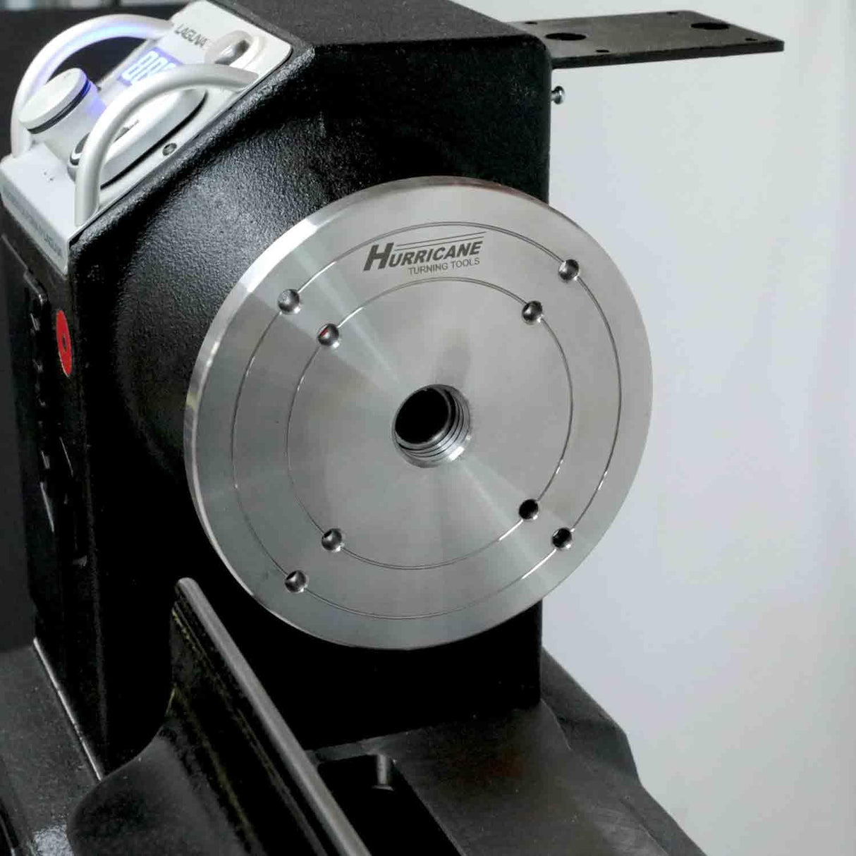 Hurricane Turning Tools, 6" Steel Faceplate For Wood Lathe, 1" x 8 TPI Hurricane Turning Tools