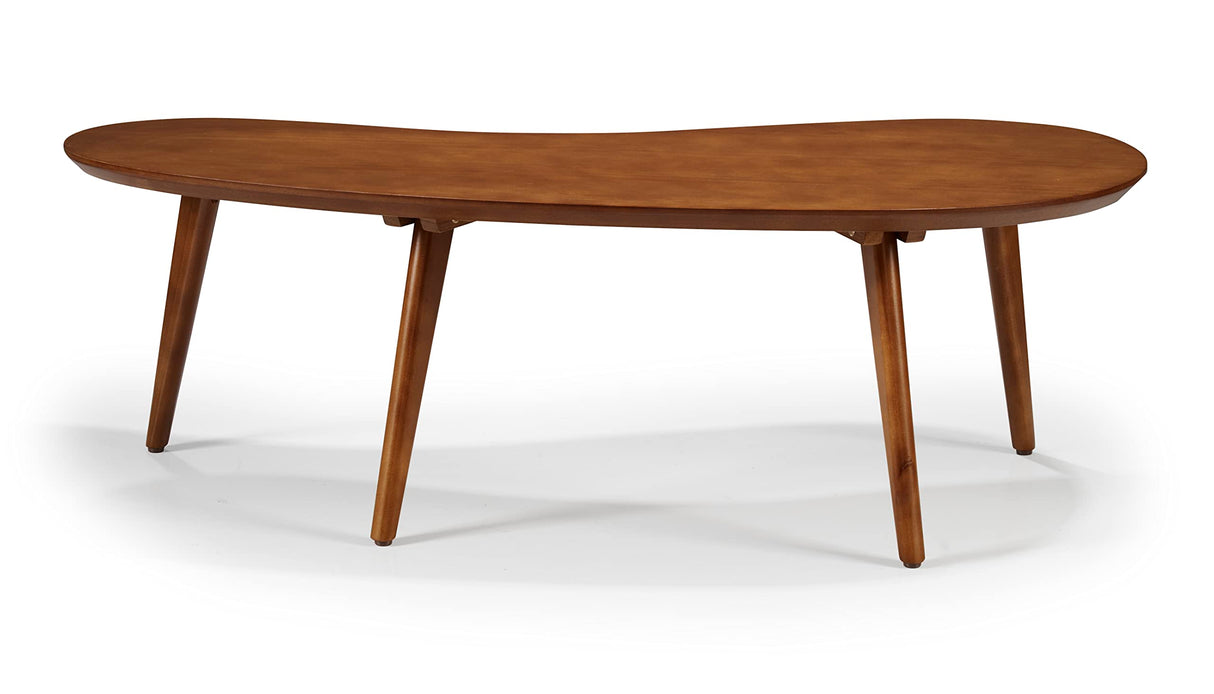 Camaflexi Mid Century Modern Coffee Table, Castanho Camaflexi