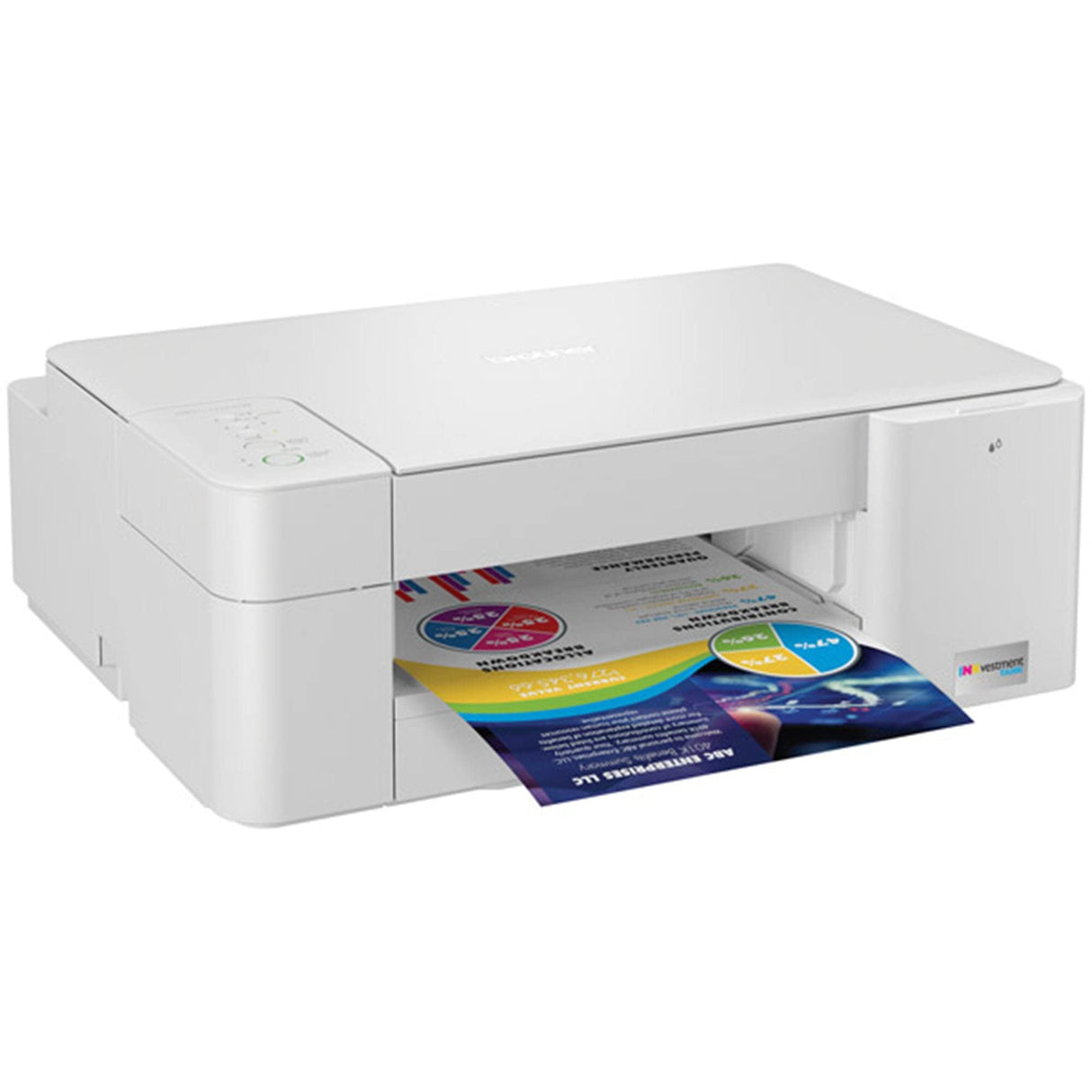 Brother MFC-J1205W INKvestment -Tank Wireless Multi-Function Color Inkjet Printer with Up to 1-Year in Box, White Brother