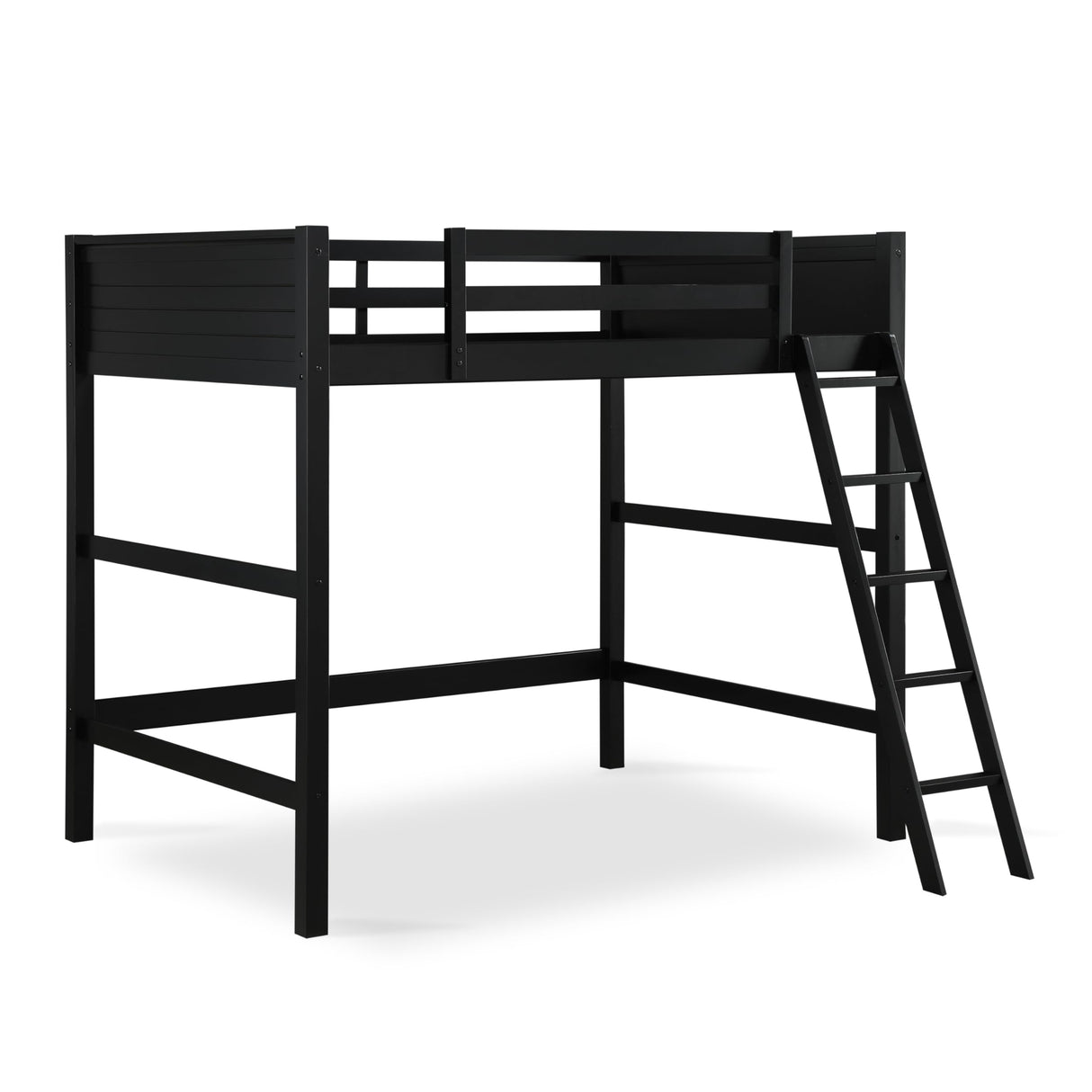 DHP Denver Full Size Loft, Black bed DHP