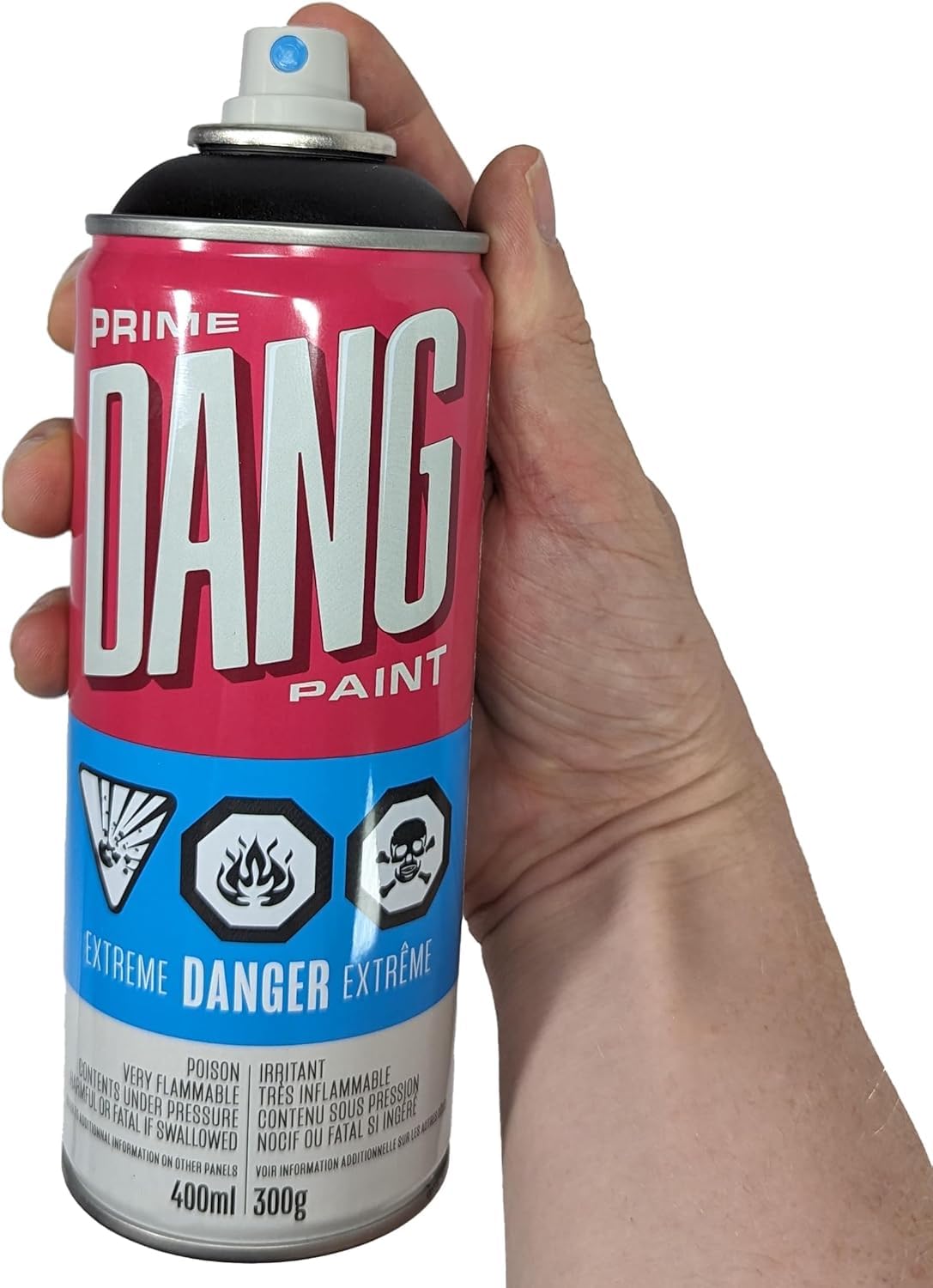 DANG Prime Graffiti Spray Paint Set of 12 Monochrome Colors, 400ml Cans, High Coverage Matte Spray Paint Kit, Low Pressure, Ideal for Murals, Outdoor, Metal, Vinyl, Wood, Graffiti Art Supplies DANG Paint