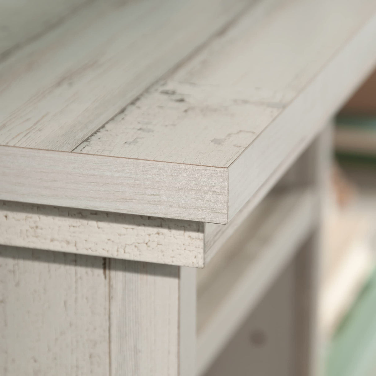 Sauder River Ranch Full-Queen Headboard, White Plank Finish Sauder