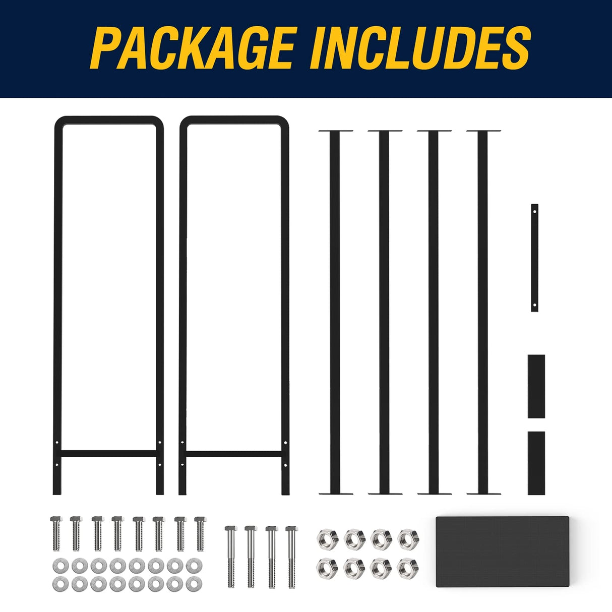 WALMANN 8ft Firewood Rack with Cover, Heavy Duty Firewood Rack With Weather Resistant 600D Oxford Fabric Cover, Indoor/Outdoor Wood Rack for Firewood WALMANN