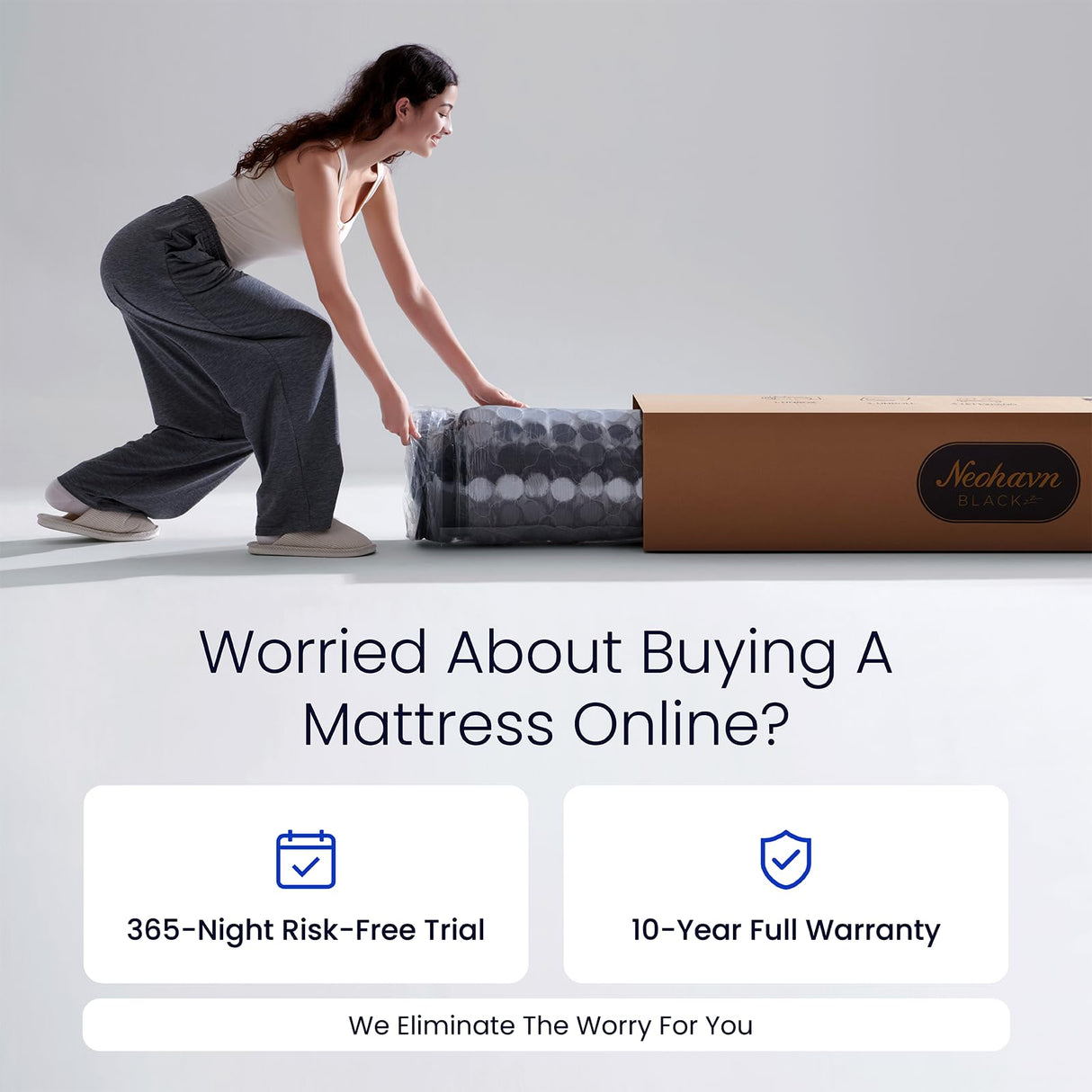 Neohavn Full Size Mattress, 12 Inch Cooling Gel Memory Foam - Medium Firm Hybrid Mattress in a Box, Fiberglass-Free, Soft Knit Cooling Cover, Motion Isolation, CertiPUR-US Certified Neohavn