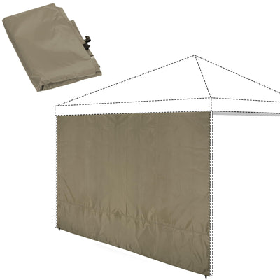 REDCAMP Instant Canopy Sidewall for 10x10ft Pop Up Canopy, 1 Pack Sunwall Only, Khaki (1 Sidewall Only, Canopy Tent NOT Included)