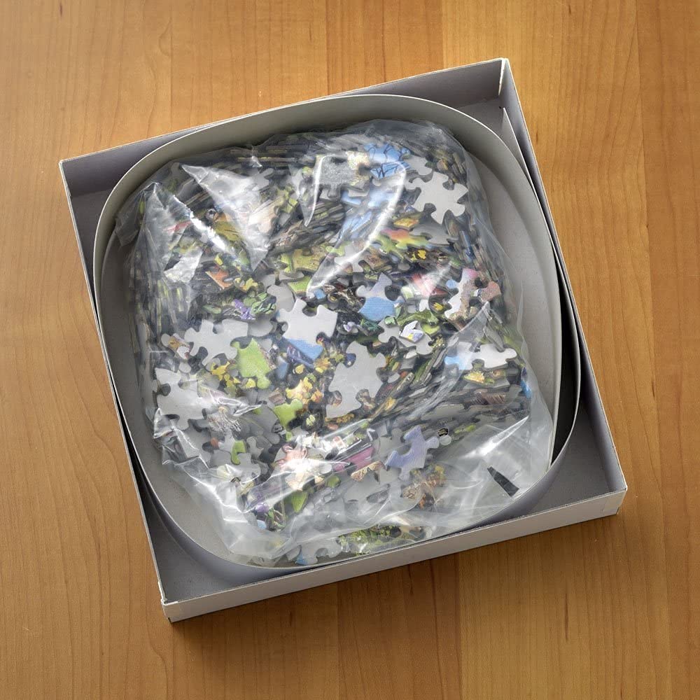 Bits and Pieces - 500 Piece Jigsaw Puzzle for Adults 18" x 24" - Puppy Love - 500 pc Cute Toddler Dog Carriage Flowers Jigsaw by Artist Tricia Reilly-Matthews Bits and Pieces