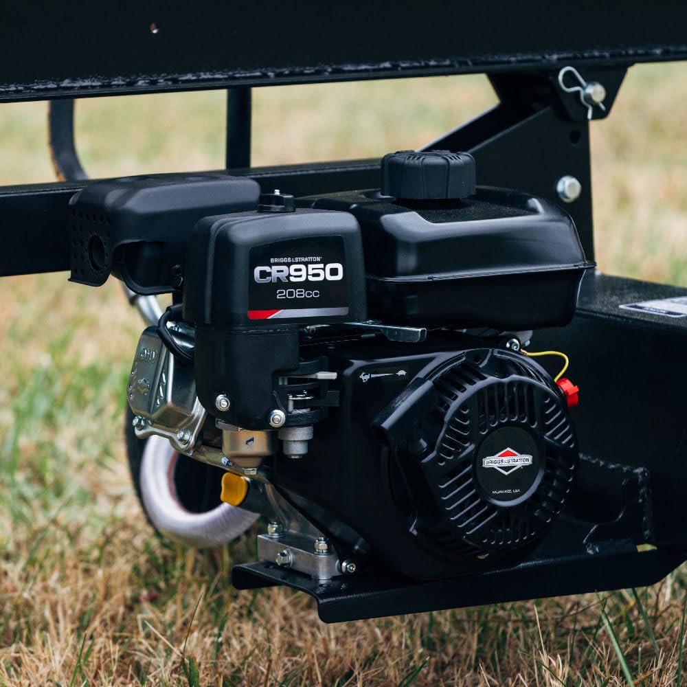 Titan Attachments Industrial 30 Ton Towable Hydraulic Horizontal/Vertical Log Splitter, Quarter Logs Up to 24", ATV/UTV Tow-Behind with 208cc Briggs and Stratton Engine Titan Attachments