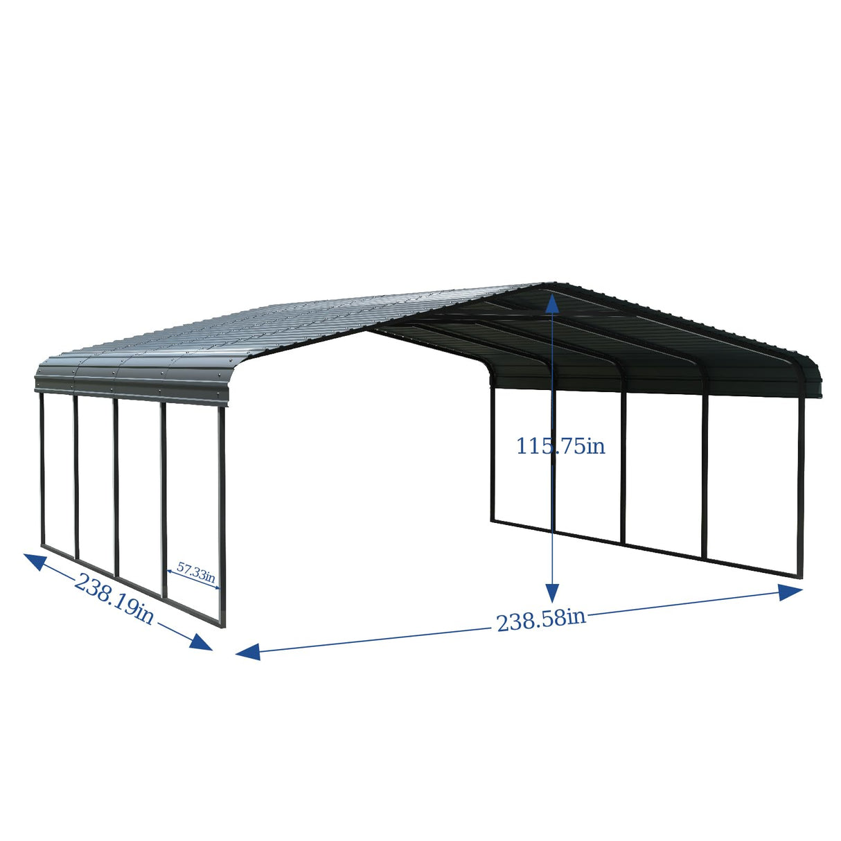 Special Paradise 20x20 Metal Carport Canopy – Heavy-Duty RV Shelter, Perfect as Car Port,Car Tent, Garden Shed & Weatherproof Storage Solution Special Paradise
