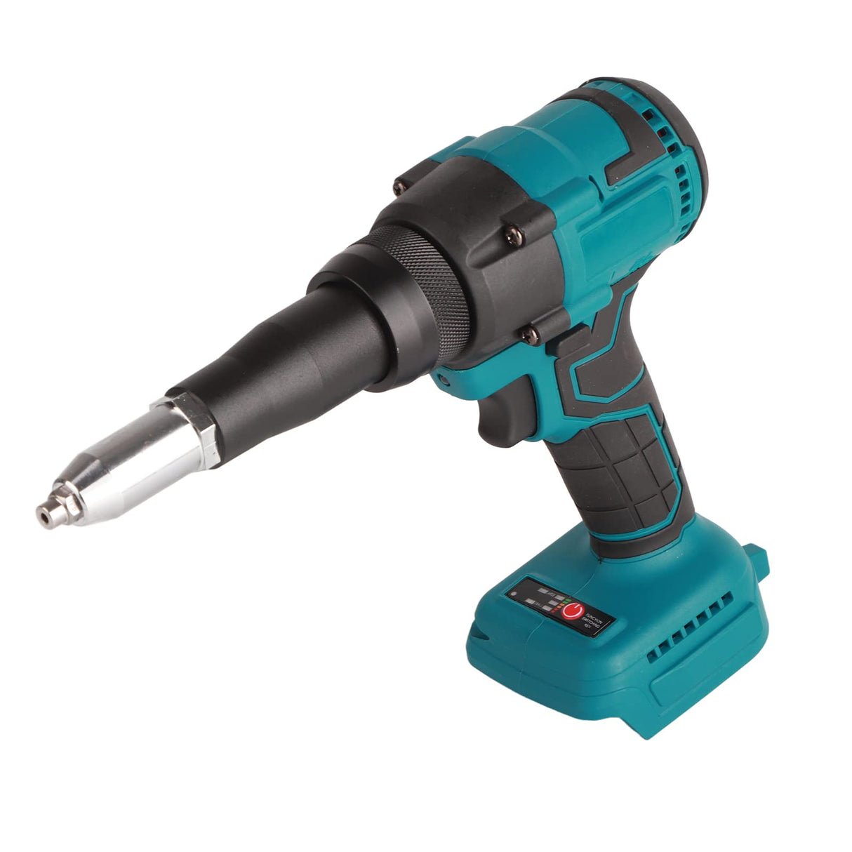 Okuyonic Cordless Brushless Rivet Hand Tool, 360W Maximum Output Power Simple Brushless Cordless Rivet Gun 2.4?4.8mm Automatic Riveter for Office Building Okuyonic