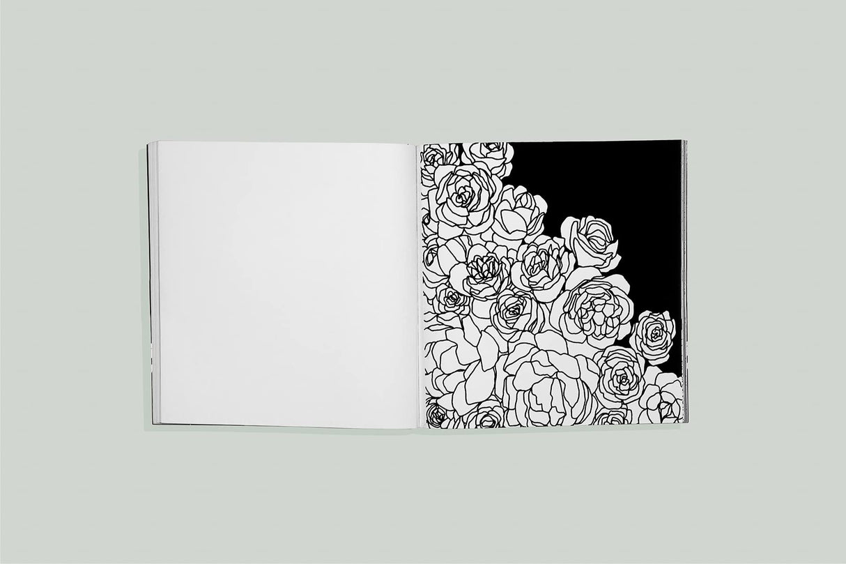 Bloom: A Flower Coloring Book for Adults B Blue Star Press