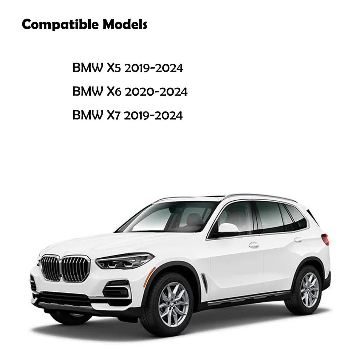 Center Console Safe Vault - KEREN Console Gun Safe Box Compatible with BMW X5 2019-2025, BMW X6 2020-2025 and BMW X7 2019-2025, with Fingerprint Lock KEREN