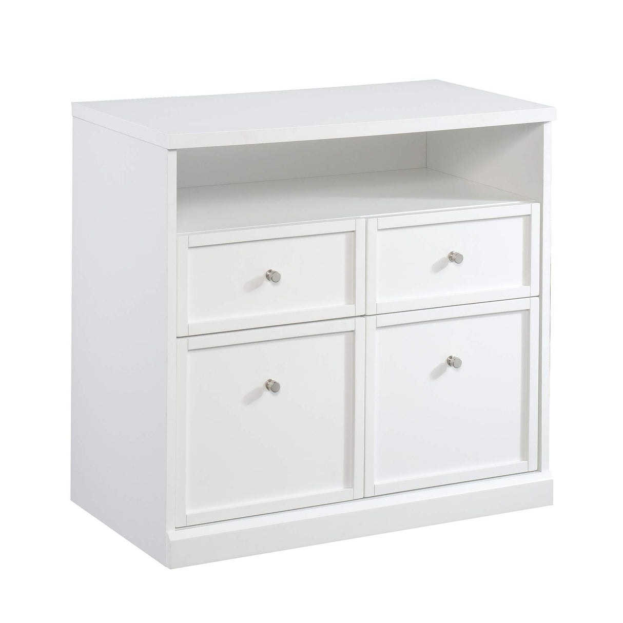 Sauder Craft Pro Series Storage Pantry cabinets, L: 32.13" X W: 17.56" X H: 30.12", White finish Sauder