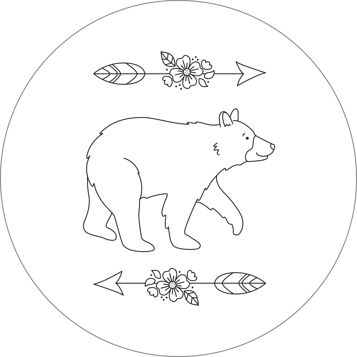 Woodland Embroidery Pattern Transfers (set of 10 hoop designs!) PETER PAUPER PRESS