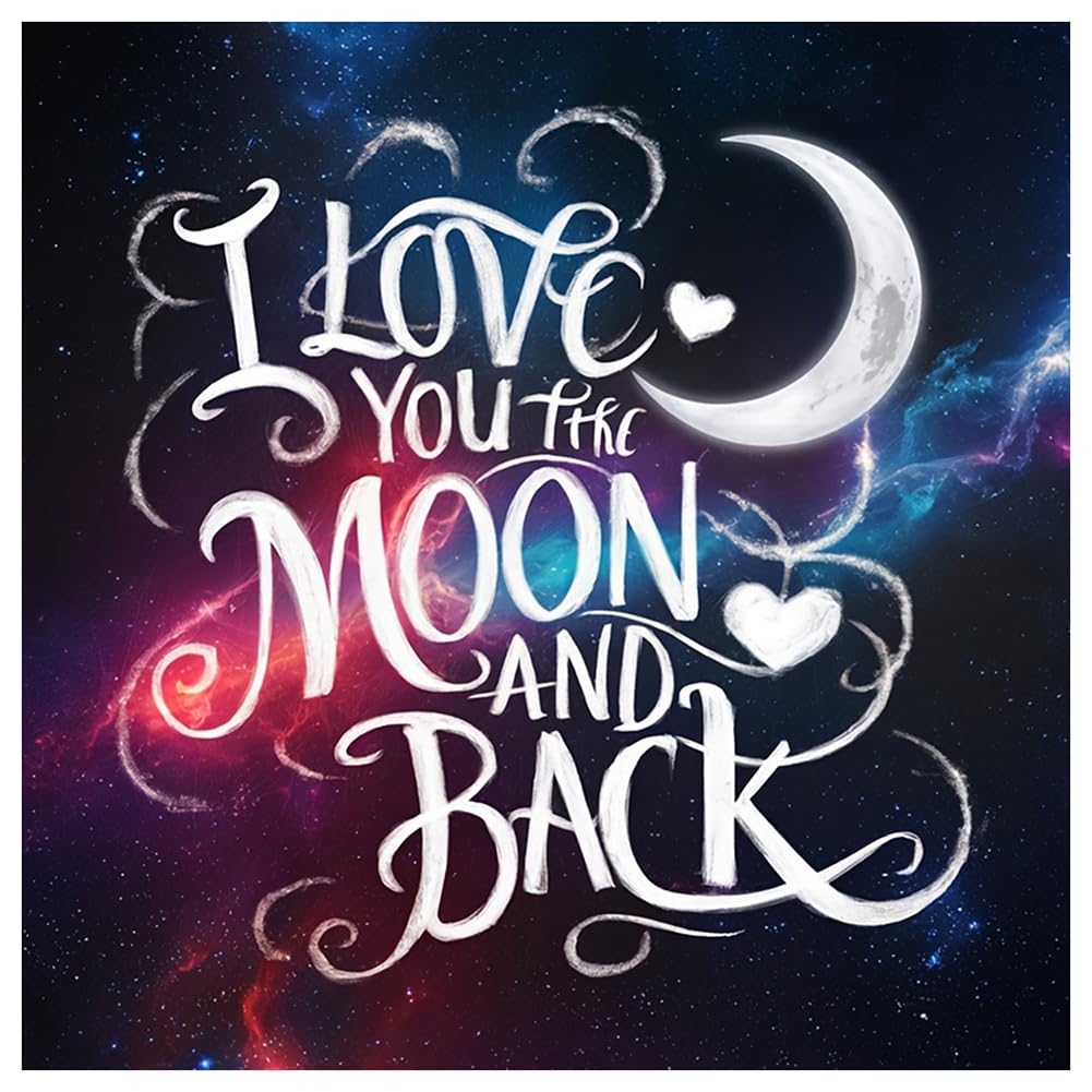 DPDAKIT DIY 5D Galaxy Diamond Art Painting Kit for Adults, Alphabet Round Full Drill Craft Diamond Dots Painting Canvas Supply for Home Wall Decor, 12x12inch DPDAKIT