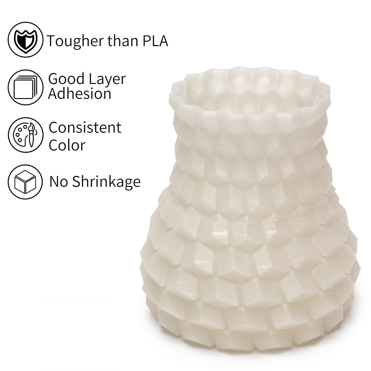 INLAND Micro Center PLA+ 3D Printing Filament 1.75mm, Green Glow in The Dark - Glowing PLA Plus 3D Printer Filament - PLA Pro Dimensional Accuracy +/- 0.03 mm - 1 kg Cardboard Spool (2.2 lbs) INLAND