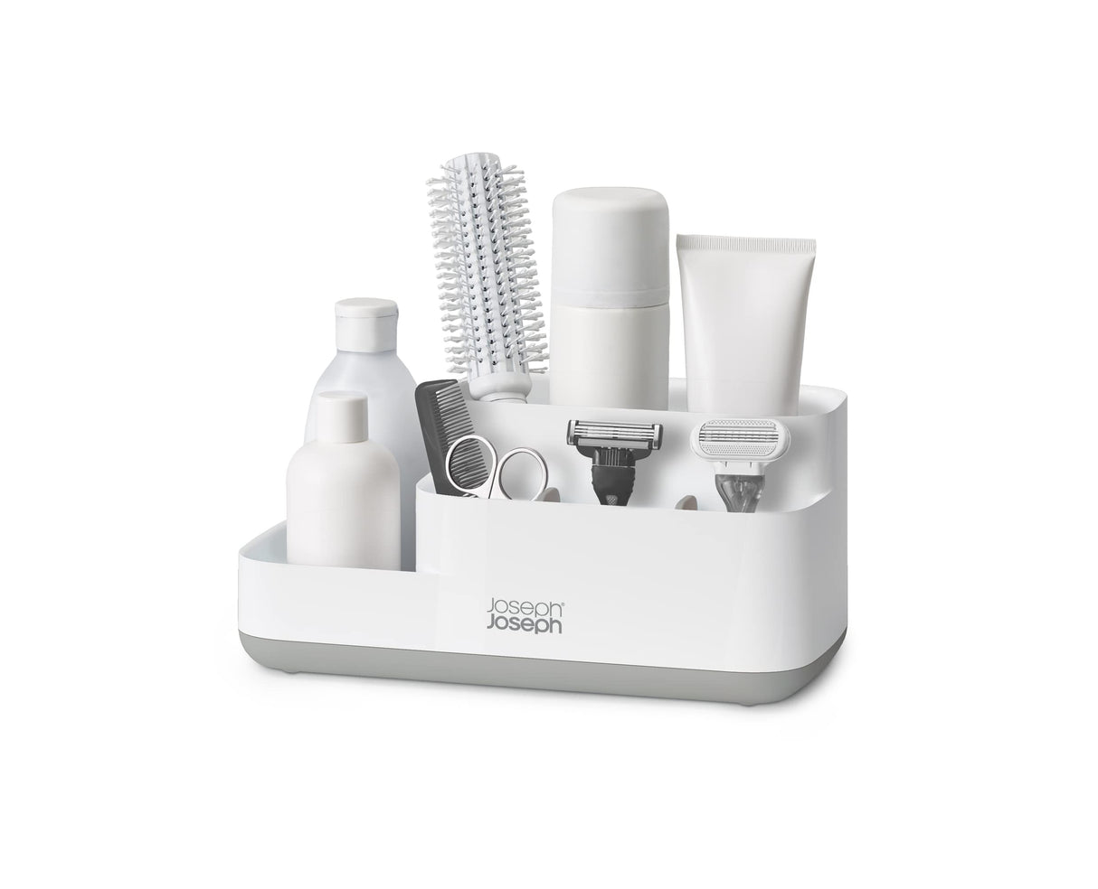 Joseph Joseph EasyStore Bathroom Storage Countertop Organizer Caddy , Gray Joseph Joseph