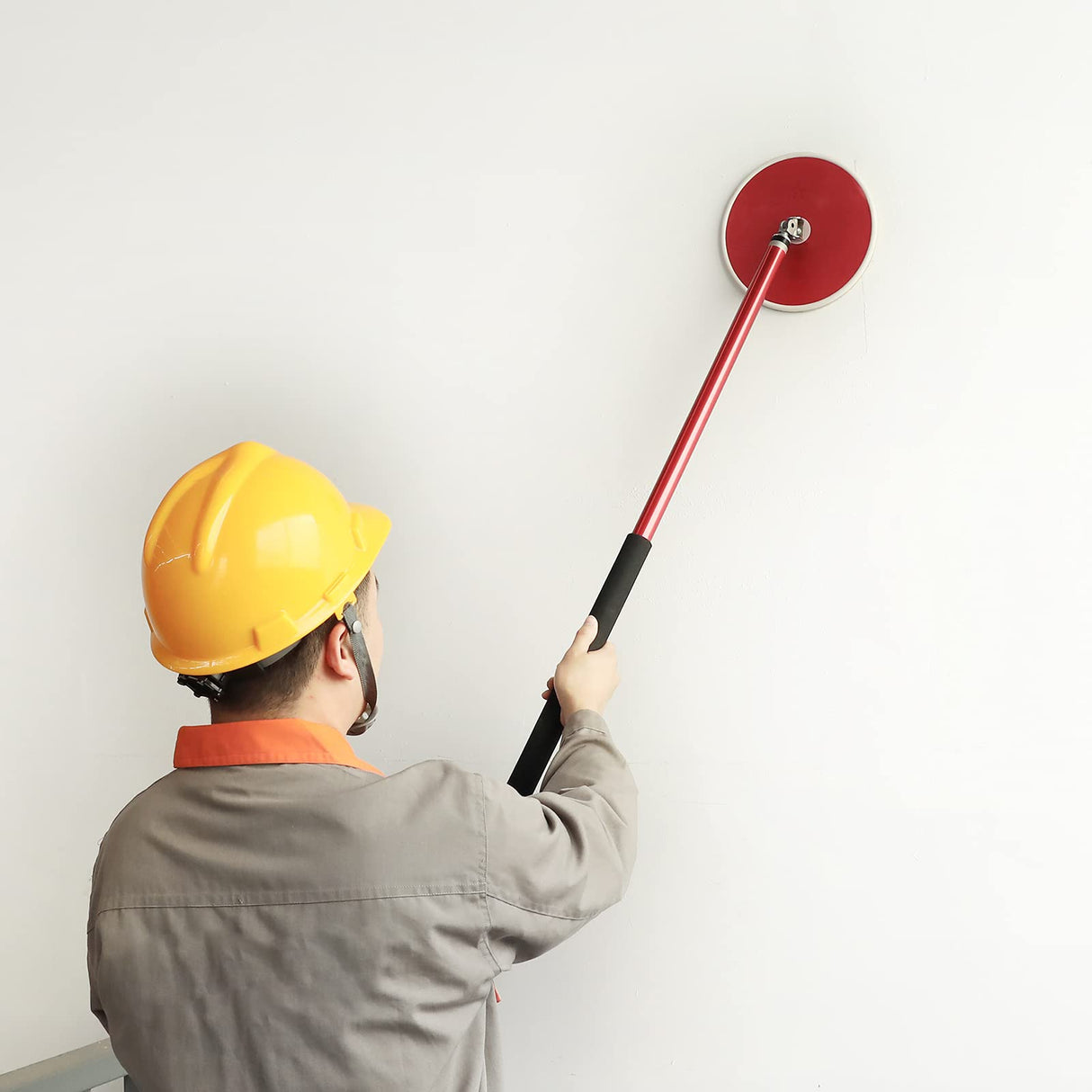 Goldblatt 9 Inch Drywall Sander, with 30pcs Sanding Discs-Hook and Loop 80 x 100/180 Mixed Grit, for Wall Cleaning and Polishing Goldblatt