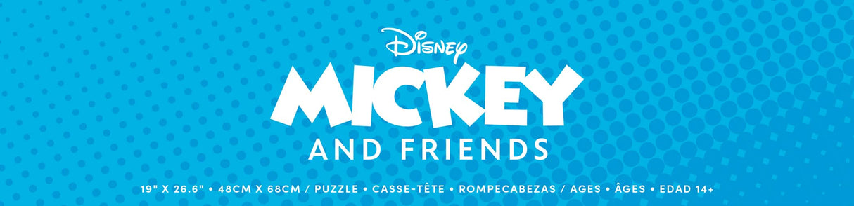 Ceaco - Disney - Mickey and Friends - The Right Attitude - 1000 Piece Jigsaw Puzzle Ceaco