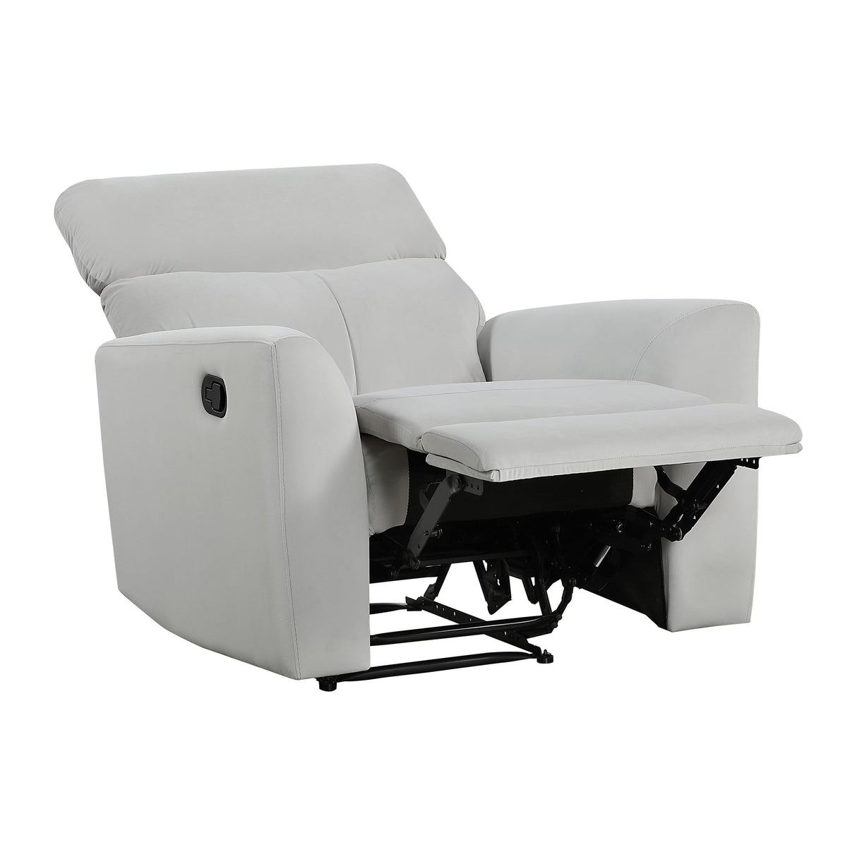 Lexicon Recliner Chair Living Room Reclining Sofa Chair, Home Theater Seating, Wall Hugger Recliner, Manual Recliner Sofa Chair for Living Room/Office/Apartment, Gray Lexicon