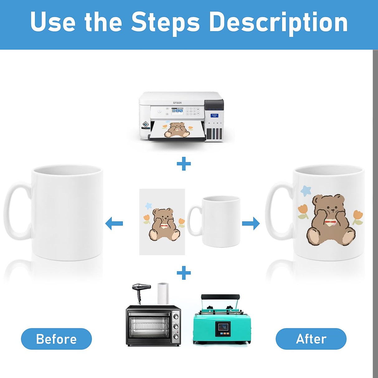 KisSealed Set of 12 Sublimation Mugs Blank,15oz Coffee Mugs White Ceramic Sublimacion Cups with Box,Bulk Mugs for Coffee Tea Latte Hot Cocoa,Tazas Para Sublimacion KisSealed