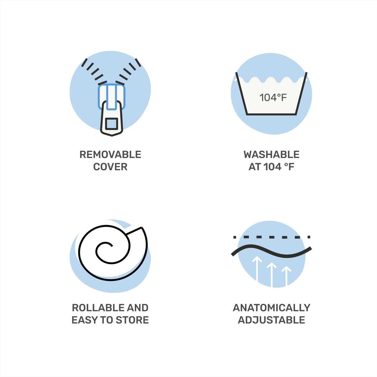 Dailydream viscoelastic Mattress Topper with Memory Foam, Edition Standard (Full, Model L - 220 up to 264 lbs) Dailydream