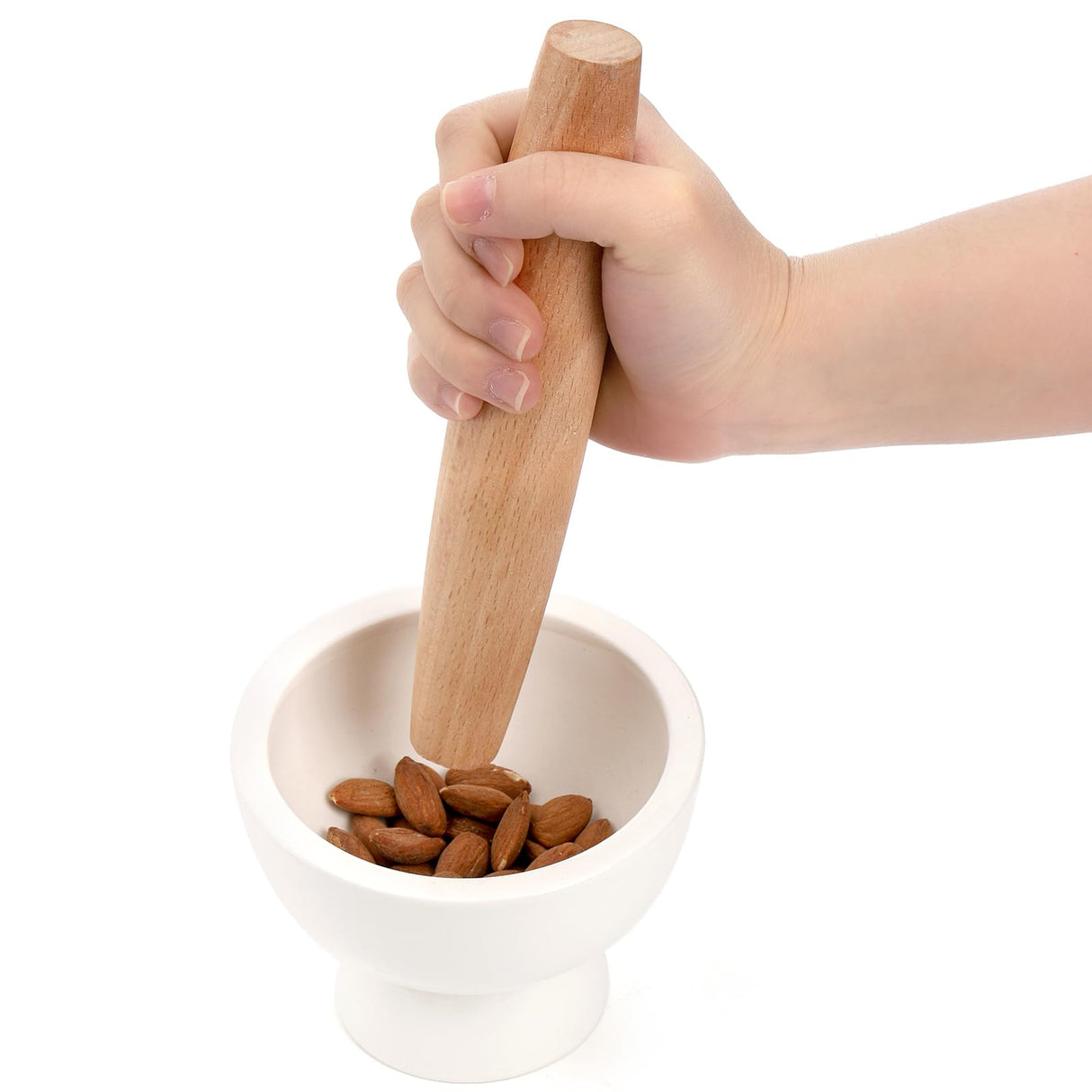 Elsjoy 12 Pack French Rolling Pin Wooden Dough Roller, 8 Inch Tapered Small Roll Pin for Baking Pie, Cookie, Pasta, Dumpling, Non-Stick Elsjoy