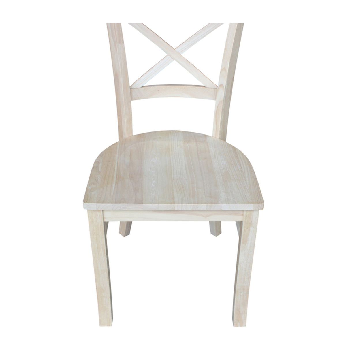 International Concepts Charlotte X-Back Chairs, Brown IC International Concepts