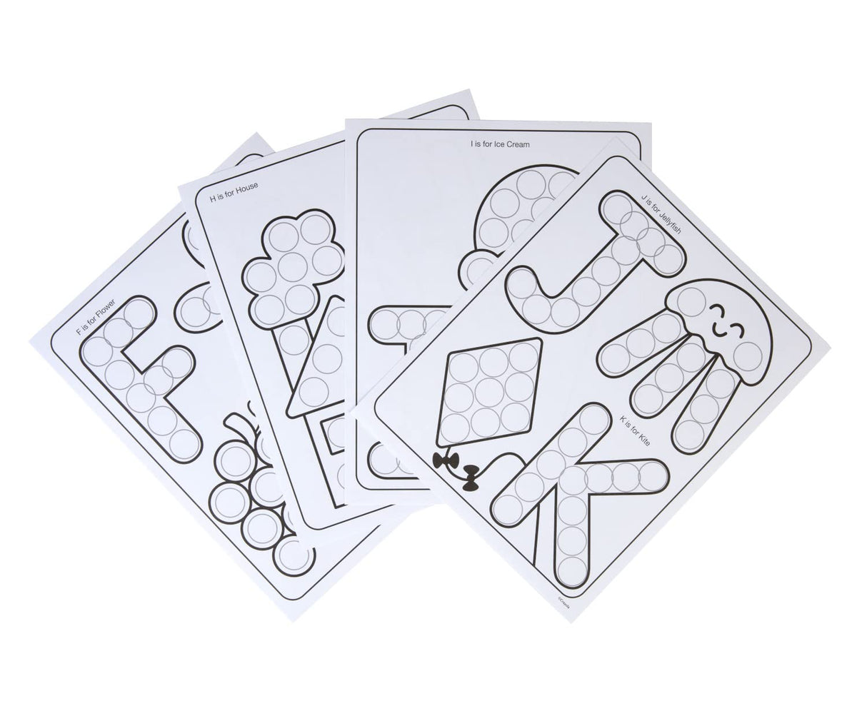 Crayola Washable Dot Markers Activity Set, 30 Toddler Coloring Pages & 4 Washable Markers, Dot Paints for Toddlers, Toddler Gifts, Ages 3+ Crayola