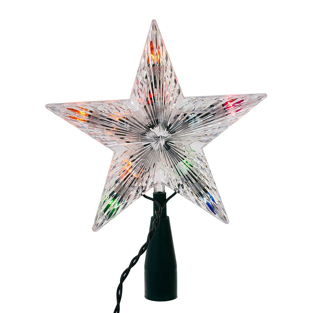 Kurt Adler Multi-Colored Crystal Star Treetop Kurt S. Adler