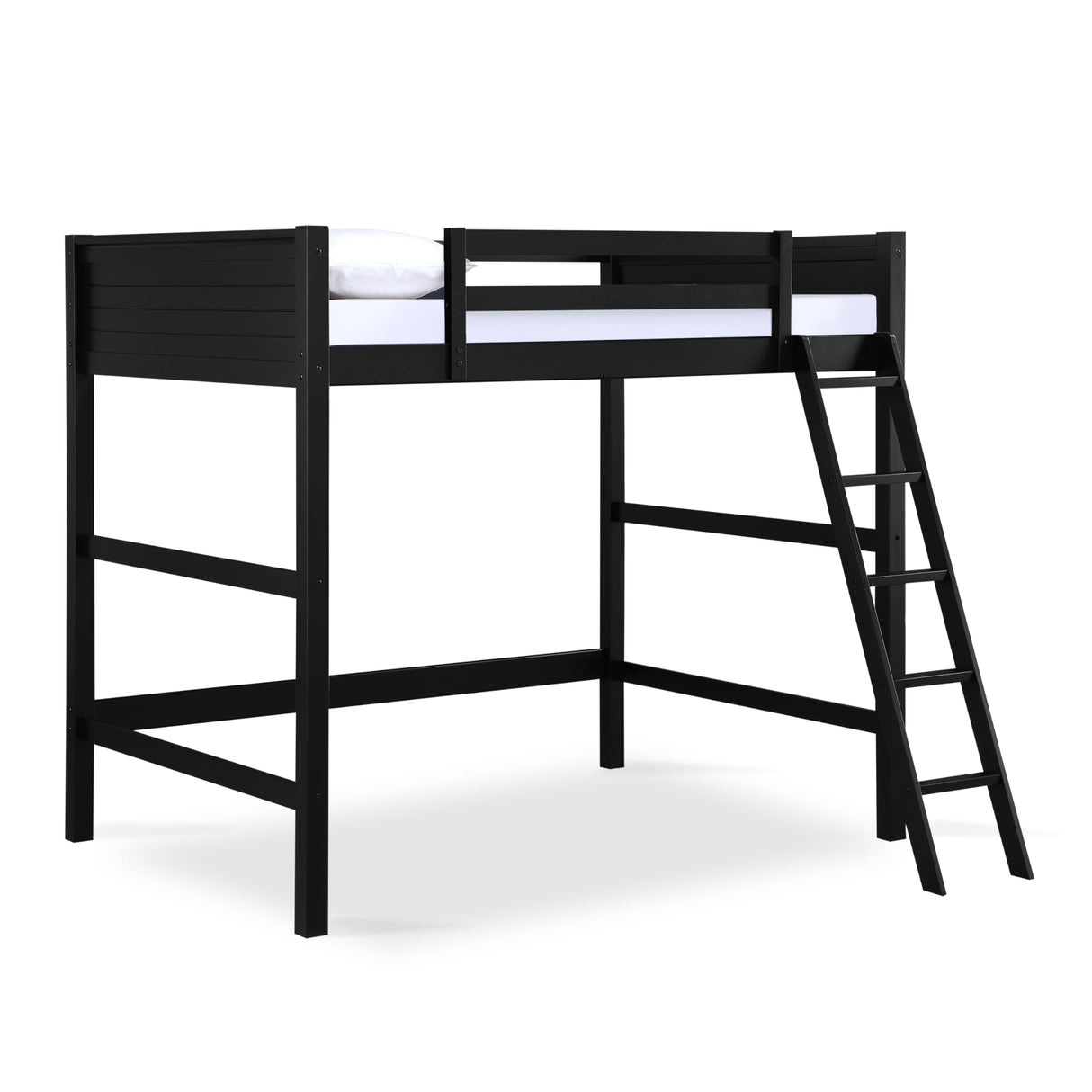 DHP Denver Full Size Loft, Black bed DHP