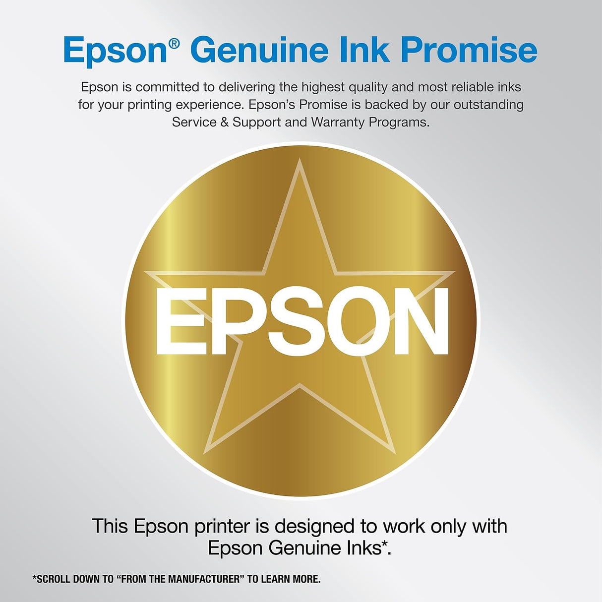 Epson Workforce Pro WF-7310 Wireless Wide-Format Printer with Print up to 13" x 19", Auto 2-Sided Printing up to 11" x 17", 500-sheet Capacity, 2.4" Color Display, Smart Panel App, Medium,Black Epson