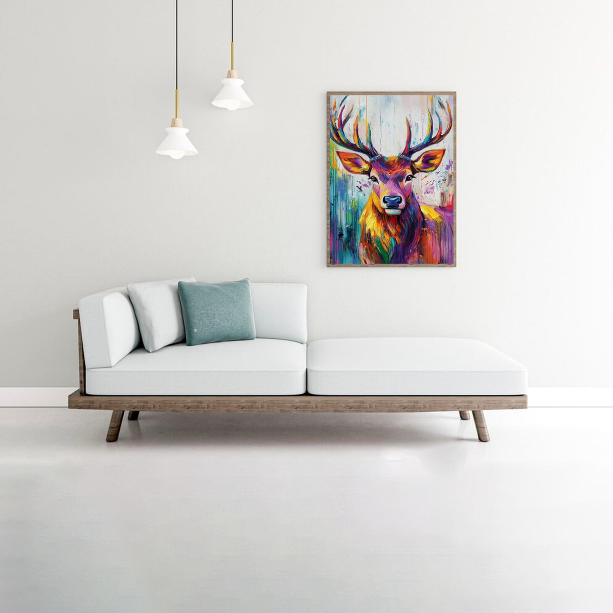 Deer Diamond Art Painting Kits for Adults Beginners, 5D Elk Diamond Dot Art Kit, Full Round Drills Animal Gem Art Paint by Diamonds,Moose DIY Crafts for Home12 x 16 Inches DIYDECORFUN